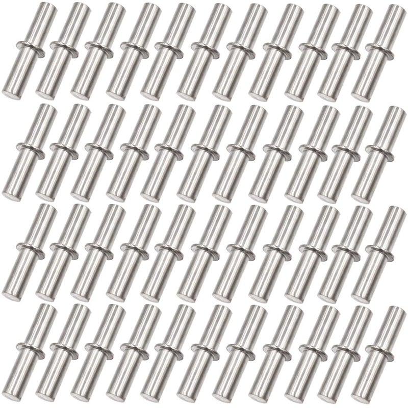 Wolfride 100Pcs 5mm Shelf Pins Shelf Pegs for Shelves Bookshelf Pegs Bookcase Pins - Image 1